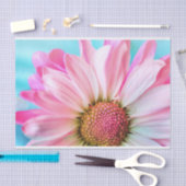 Schöne rosa Blume Nah Up Foto Seidenpapier (Handwerk)