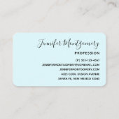 Schöne rosa Blume Nah Up Foto Visitenkarte (Rückseite)