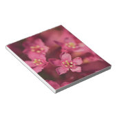 Schöne rosa Blume Notizblock (angewinkelt)