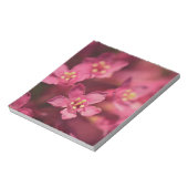 Schöne rosa Blume Notizblock (Rotiert)