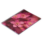 Schöne rosa Blume Notizblock (Linke Seite)