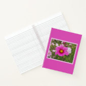 Schöne rosa Blume Notizblock (Innenseite)