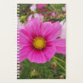 Schöne rosa Blume Planer (Vorderseite)