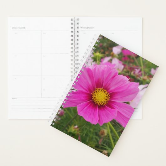 Schöne rosa Blume Planer (Anzeige)