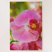 Schöne rosa Blume Puzzle (Vertikal)