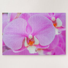Schöne rosa Blume Puzzle