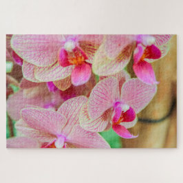 Schöne rosa Blume Puzzle