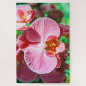Schöne rosa Blume Puzzle (Vertikal)