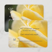 schöne Rosa Blume RSVP Karten. Karte (Vorne/Hinten)