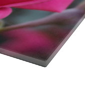 Schöne Rosa-Blume Schneidebrett (Ecke)