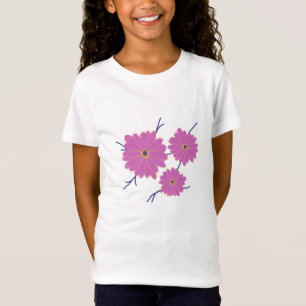 Schöne rosa Blume T-Shirt