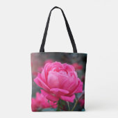 Schöne Rosa-Blume Tasche (Rückseite)