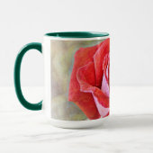 Schöne Rosa Blume Tasse Cup (Links)