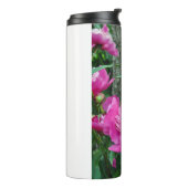 Schöne Rosa-Blume Thermosbecher (Nach links gedreht)