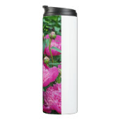 Schöne Rosa-Blume Thermosbecher (Nach rechts gedreht)