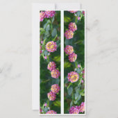 Schöne rosa Blume Zwei Lesezeichen (Vorderseite)