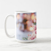 Schöne rosa Blumen-Kaffeetasse Kaffeetasse (Links)