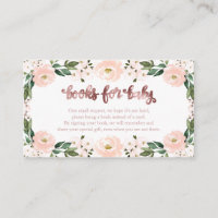 Schöne rosa Blumenduschbücher für Baby