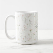 Schöne Rosa-blumige Farbe Kaffeetasse (Links)