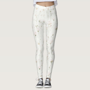 Schöne Rosa-blumige Farbe Leggings