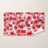 Schöne rosa Blüten Badezimmer Handtuch Set (Handtuch)