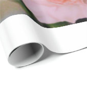 Schöne rosa Carnation Blume glückliche Ferien Geschenkpapier (Rolleneckpunkt)