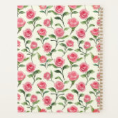Schöne rosa cremefarbene Rosen Blumen Planer (Rückseite)