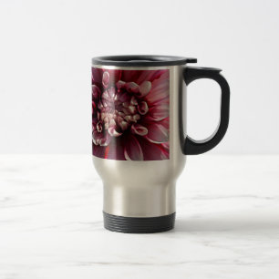 Schöne rosa Dahlia-Blume Reisebecher