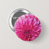 Schöne Rosa Dahlien Blume Blüten Button (Vorne & Hinten)