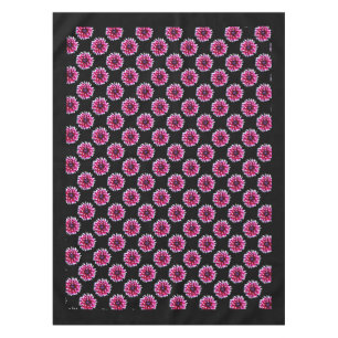 Schöne rosa Dahlien-Blumen-Natur Muster Tischdecke