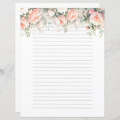 Schöne rosa Delikate Rose (Vorne/Hinten)