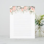 Schöne rosa Delikate Rose (Stehend Vorderseite)