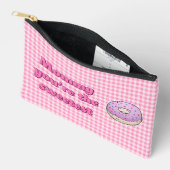 Schöne Rosa Donuts Zubehörtasche (Offen)
