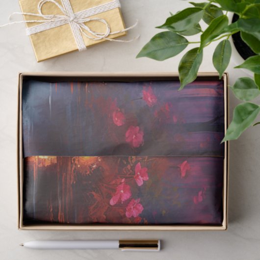 Schöne Rosa Flamingo Bird Decoupage Seidenpapier (Geschenk)