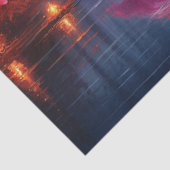 Schöne Rosa Flamingo Bird Decoupage Seidenpapier (Detail)