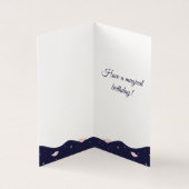 Schöne rosa Flamingo Exotic Tee Time (Innenseite)