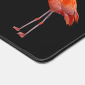 Schöne rosa Flamingos und Monogramm Schreibtischunterlage (Ecke)