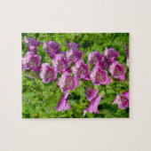 Schöne, rosa Foxglove-Blume Puzzle (Horizontal)