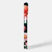 Schöne Rosa Frühlingsblumen & Grüne Blätter Vivid Case-Mate iPhone Hülle (Rückseite / Rechts)