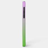 Schöne rosa grüne Herzen Modernes Abstraktes Frakt Case-Mate iPhone Hülle (Hinten/Links)