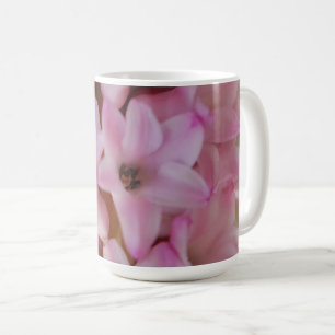 Schöne rosa Hyazinthen-Blumen-Tasse Kaffeetasse