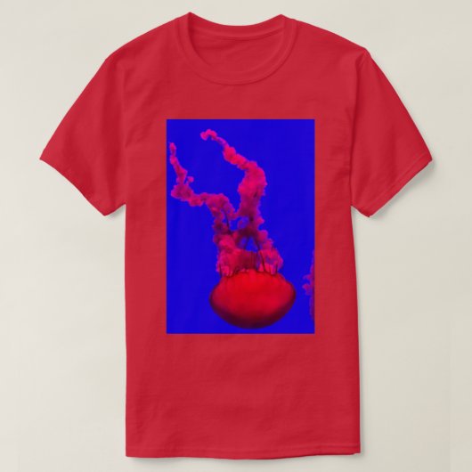 Schöne rosa Jelly Fish T-Shirt (Design vorne)