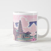 Schöne rosa Kaffeetasse Jumbo-Tasse (Rechts)
