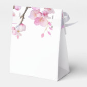 Schöne rosa Kirschblüten Geschenkschachtel (Rückseite)