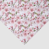 Schöne rosa Kirschblüten Hochzeitsdusche Seidenpapier (Ausschnitt)