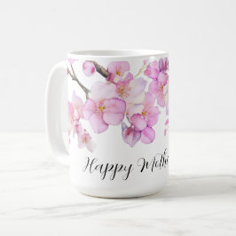Schöne rosa Kirschblüten Kaffeetasse