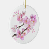 Schöne rosa Kirschblüten Keramik Ornament (Rechts)