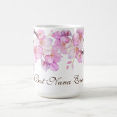 Schöne rosa Kirschblüten Nana Kaffeetasse (Mittel)