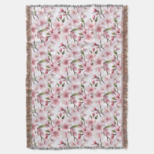 Schöne rosa Kirschblütenblumen Decke (Vorderseite Vertikal)