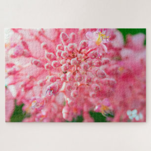 Schöne, rosa kleine Blume Puzzle